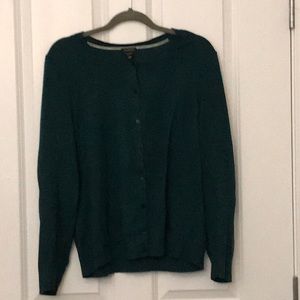 XL Talbots hunter green cardigan